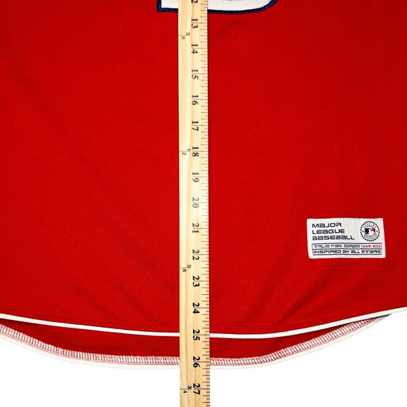 MLB St Louis Cardinals Stitched True Fan Batting Jersey Youth Medium Baseball - Picture 9 of 9